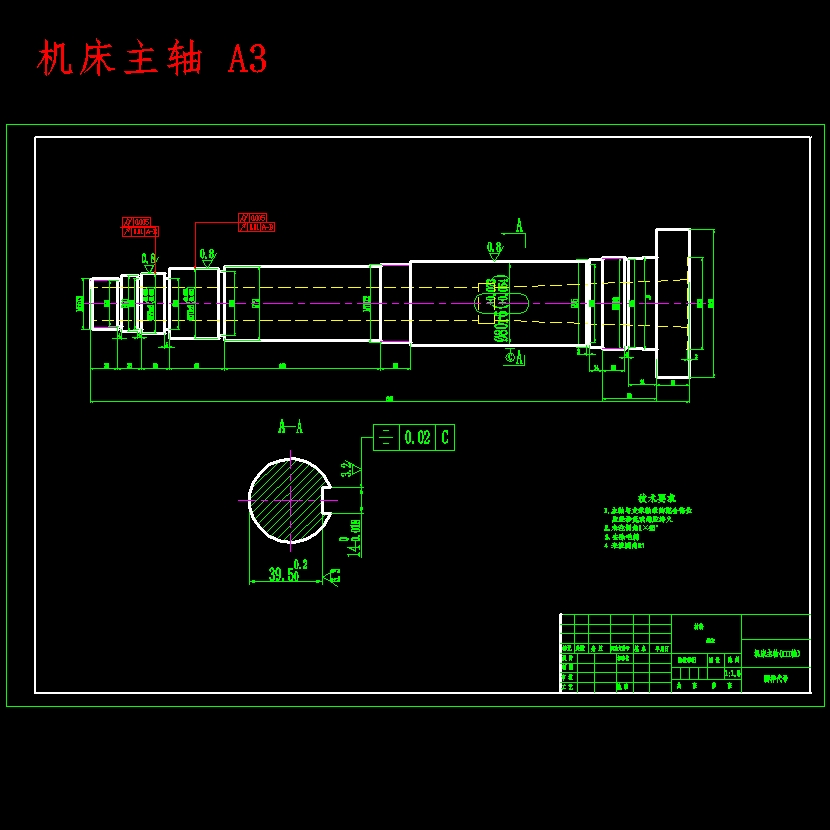 9级分级变速主传动系统设计含5张CAD图N=50-800r-min；公比1.41；P=4 KW；电机转速n=1440r-min